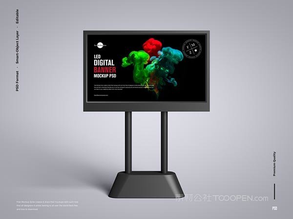 LED数字横幅样机