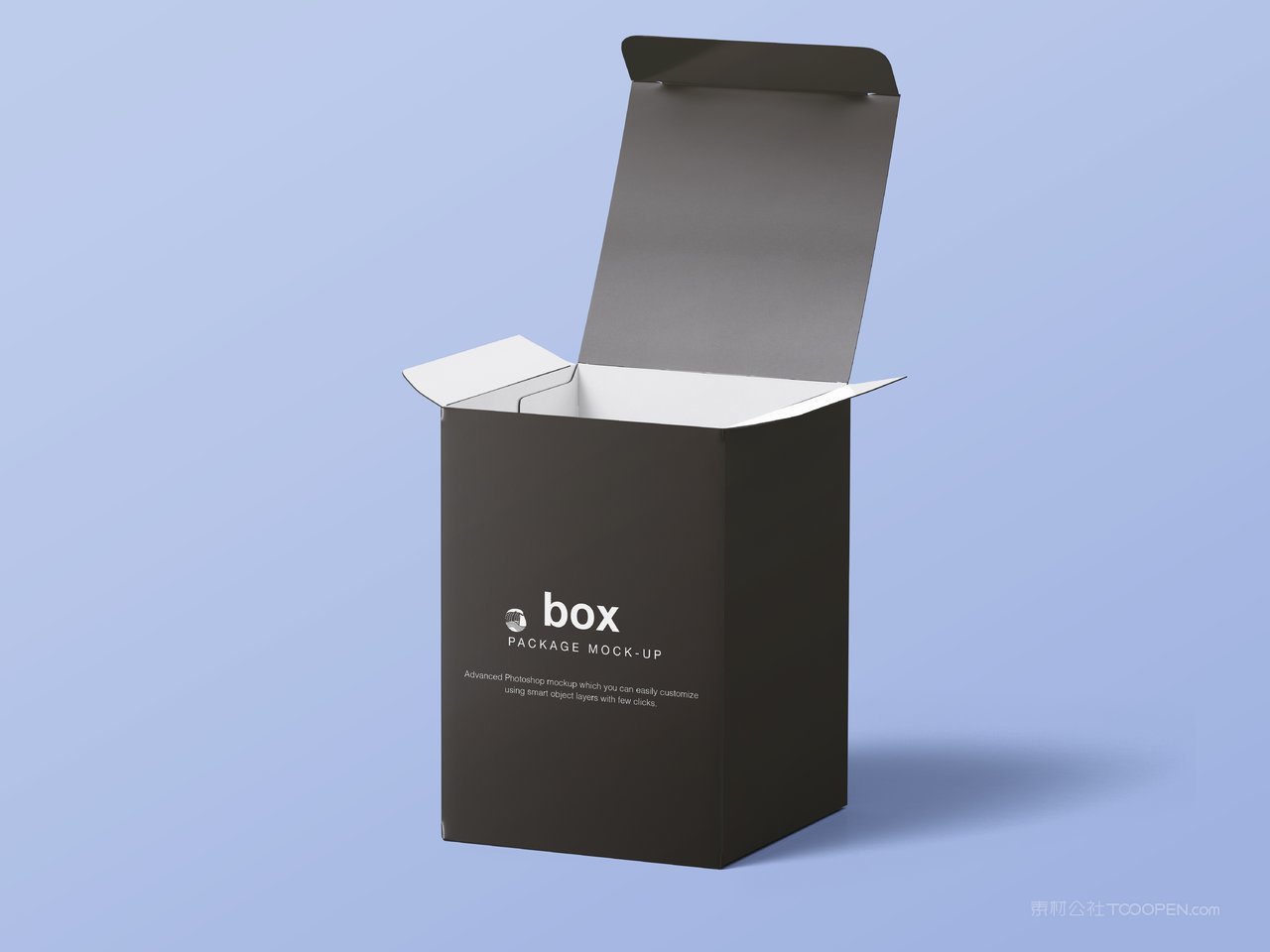 【2138期】商务黑飞机式插锁盒样机+刀模图 (3)