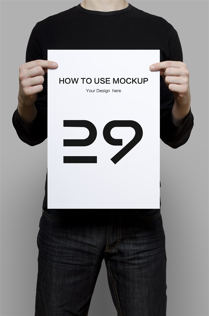 简约39号海报样机