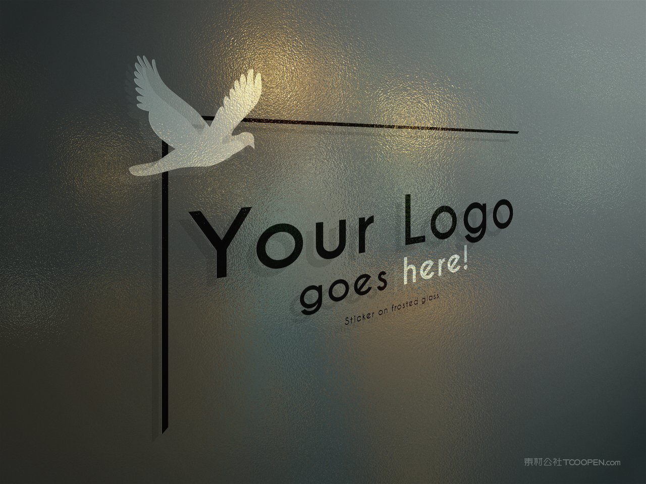 玻璃材质企业通用logo样机 (15)