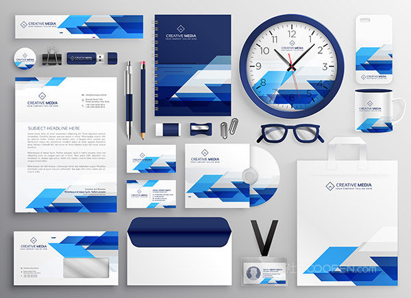 现代商业文具VI设计