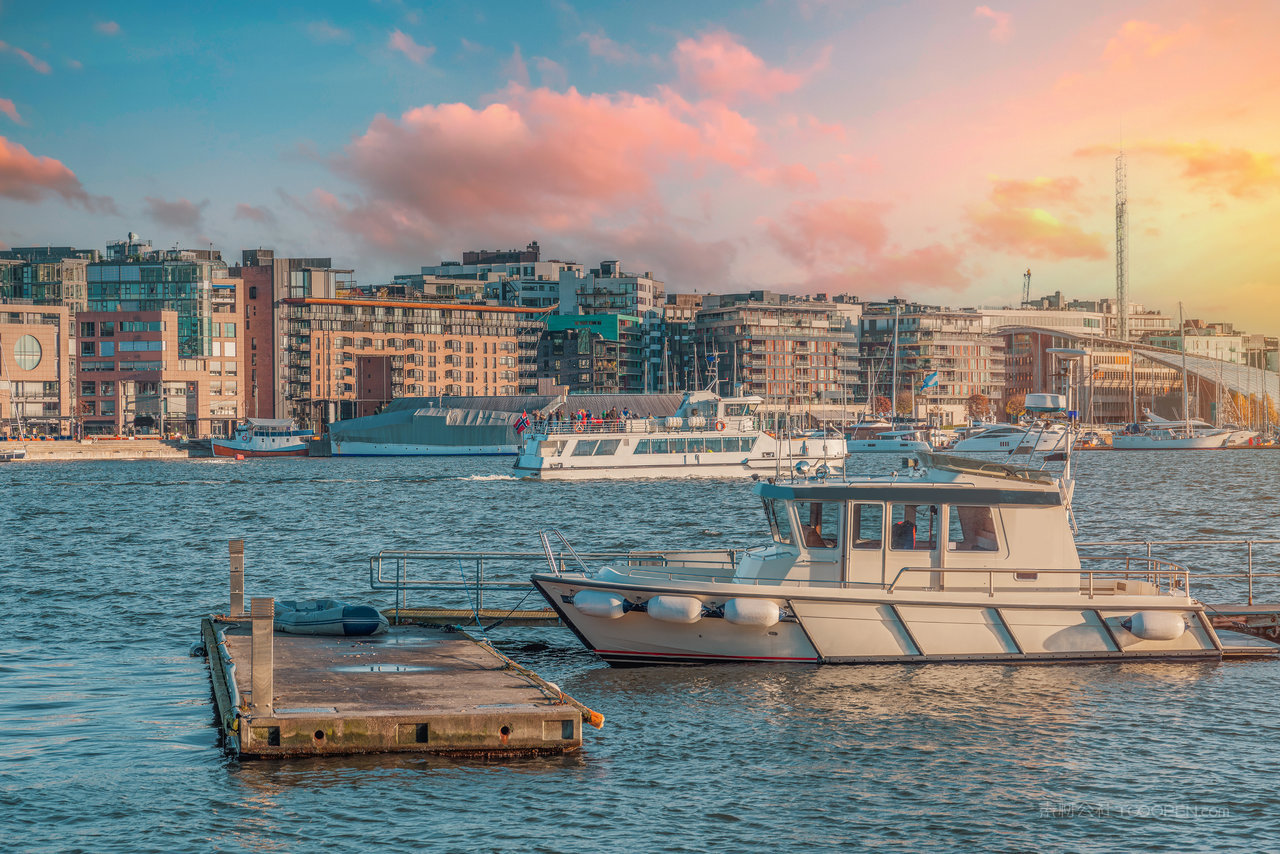 挪威奥斯陆建筑风景画摄影图片 (359)
