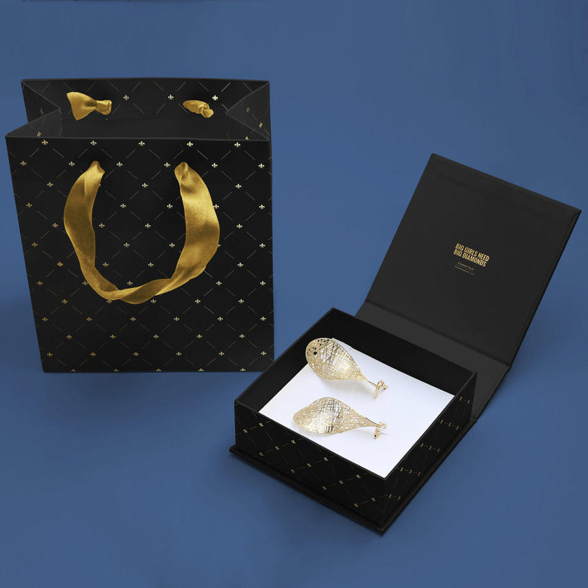 黑色质感高级首饰盒样机 (4)