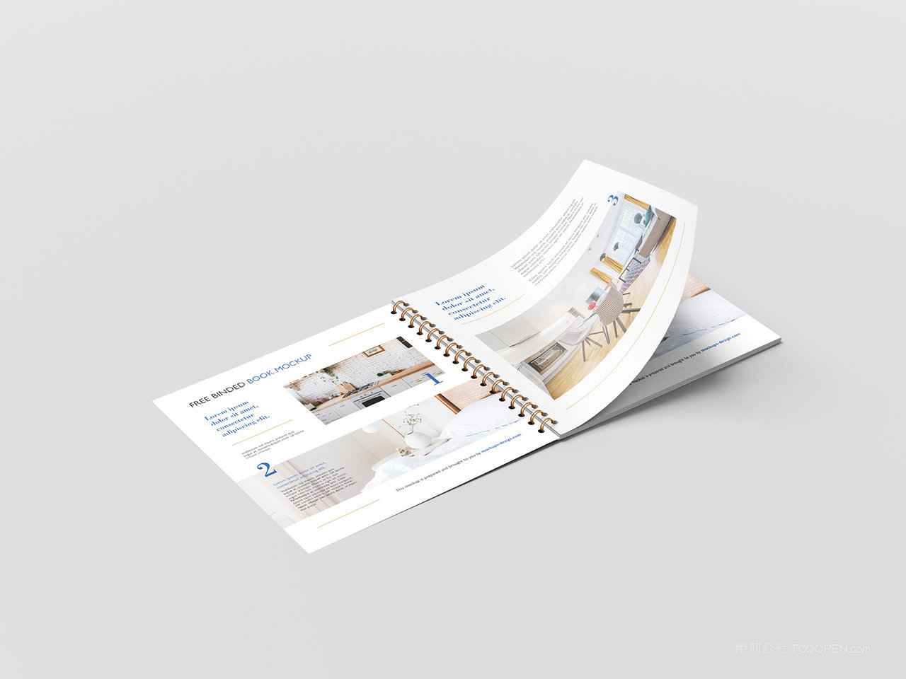 画册翻页效果样机