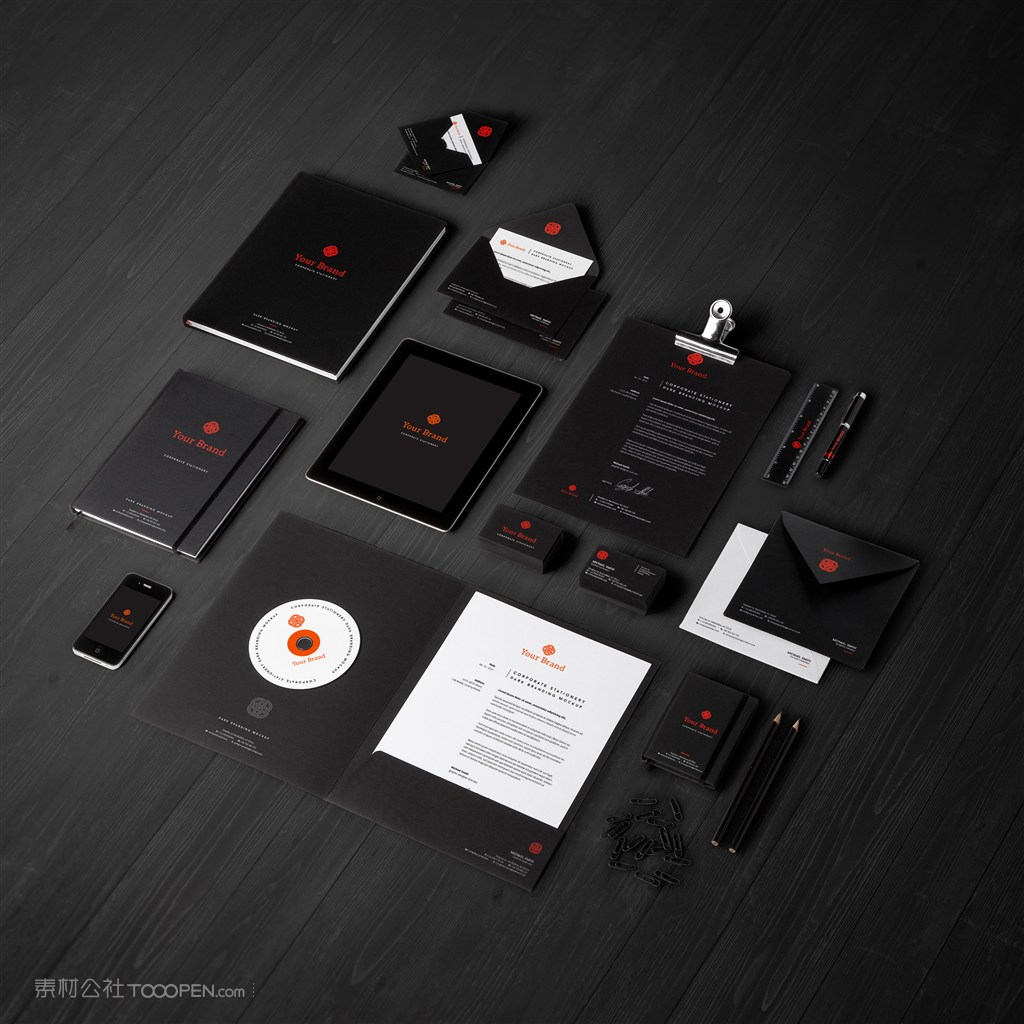 简约商务vi样机