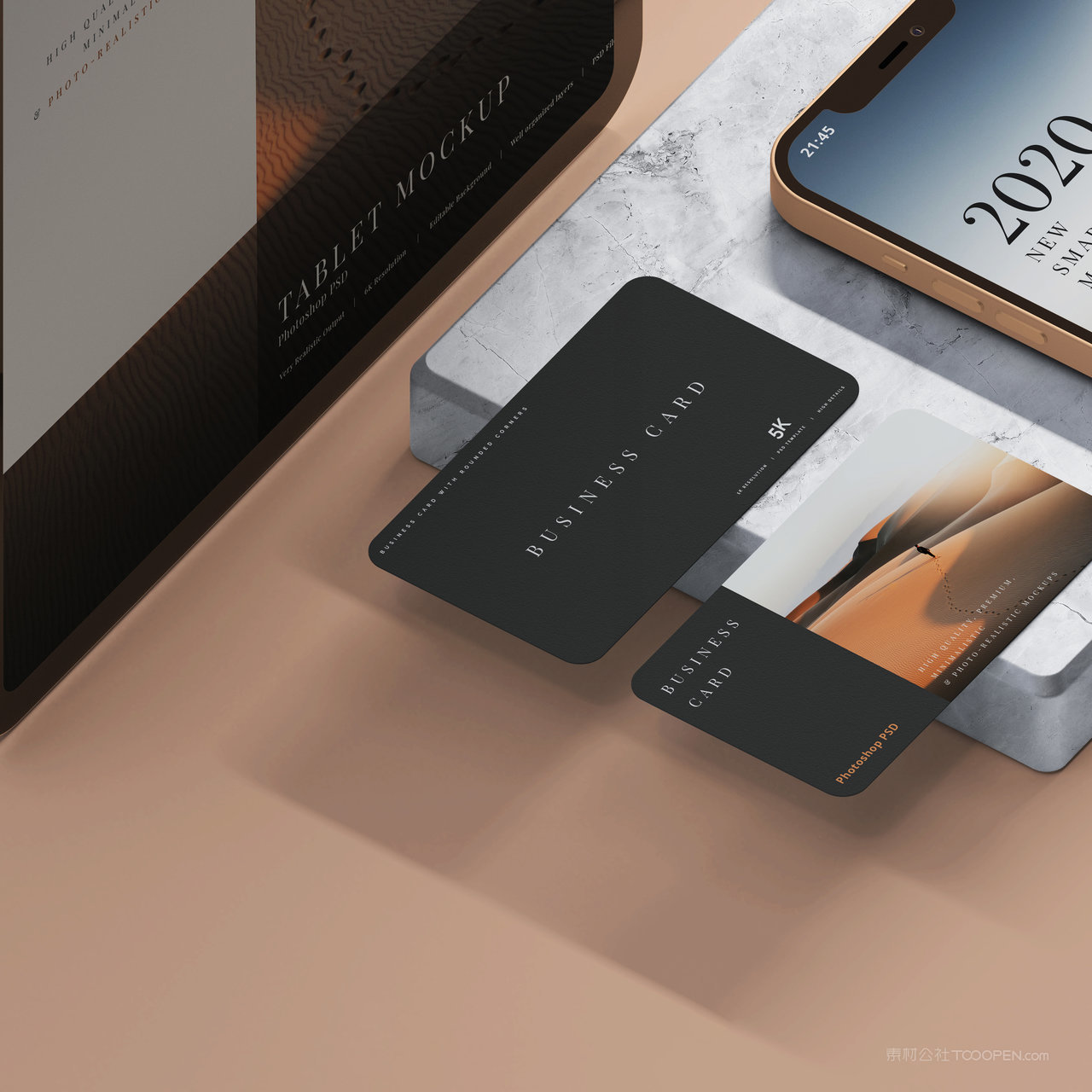 手机ipad名片贴图样机