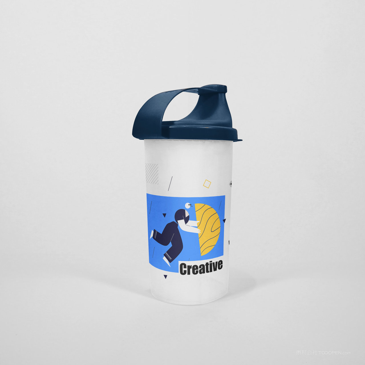 塑料饮料瓶贴图样机 (4)