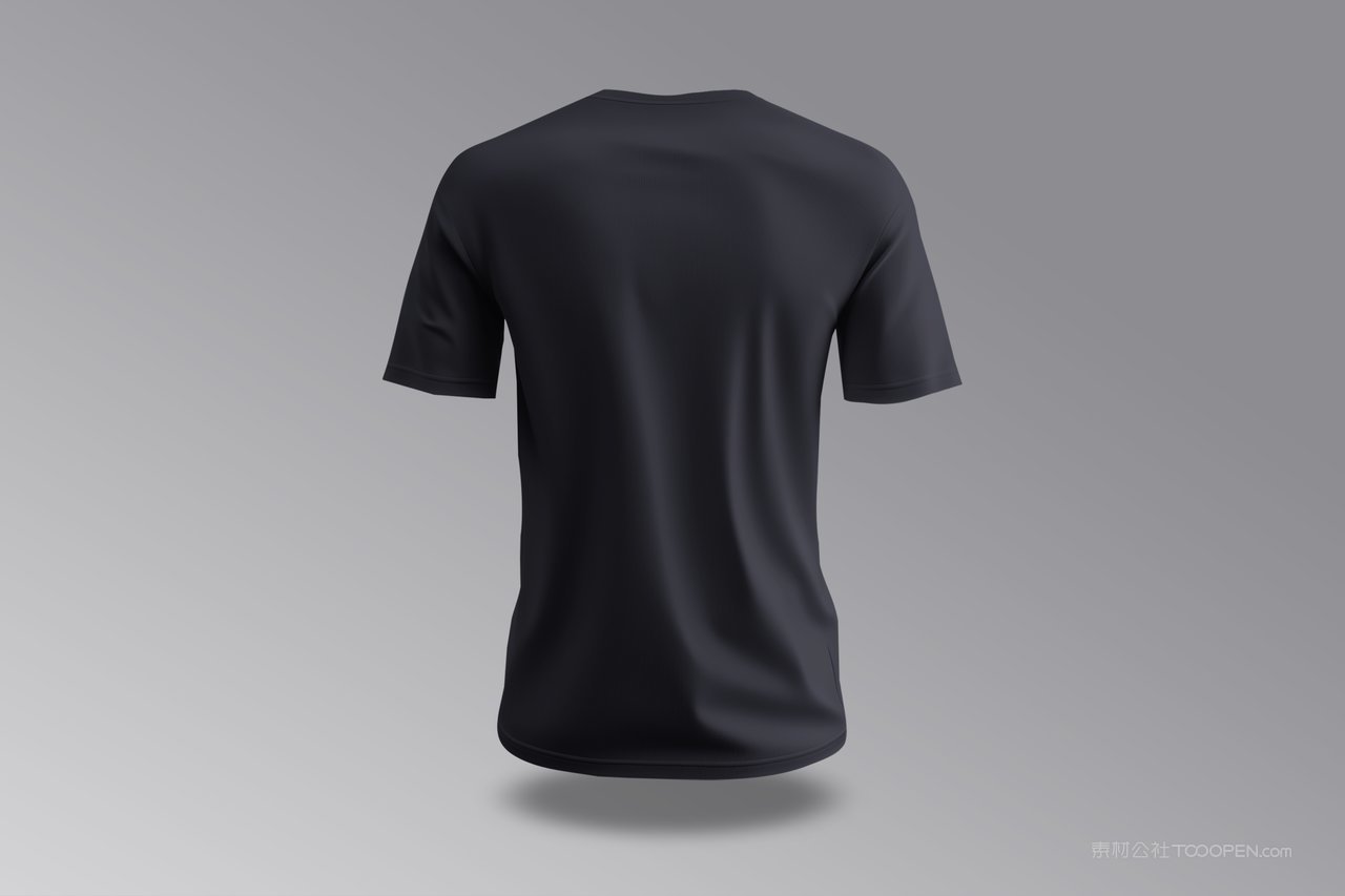 T恤背面样机