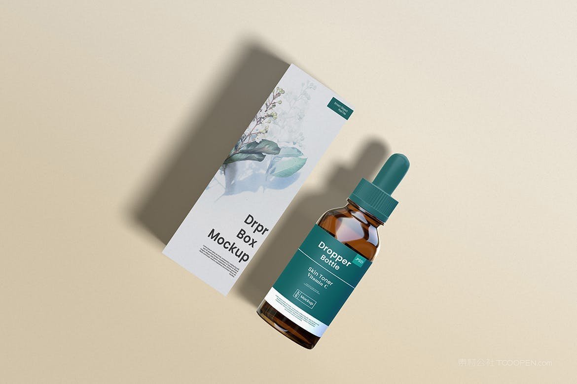 精华液滴管瓶样机
