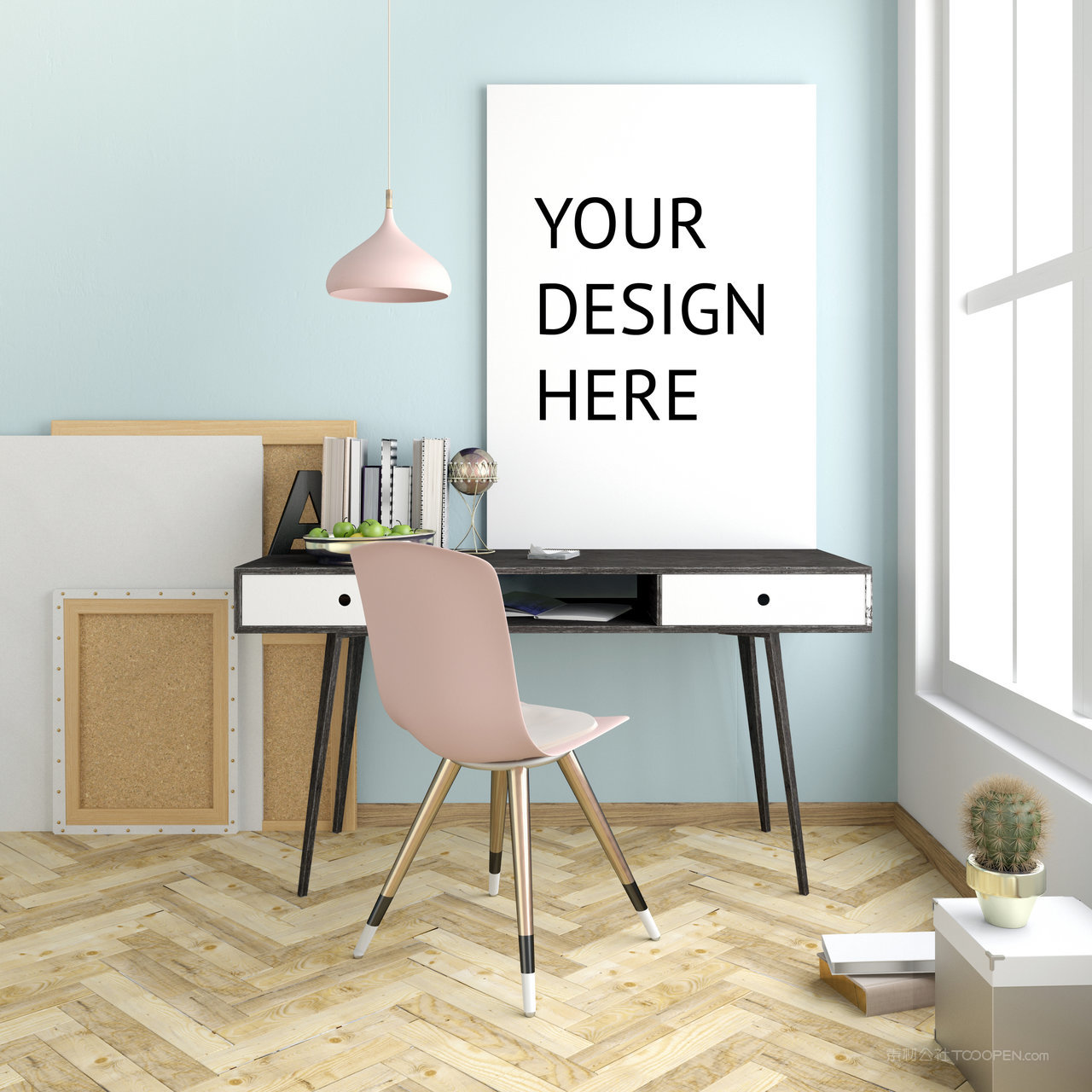 室内画框海报样机