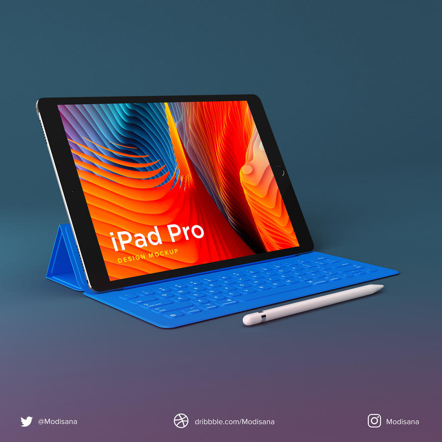 ipad pro 贴图样机