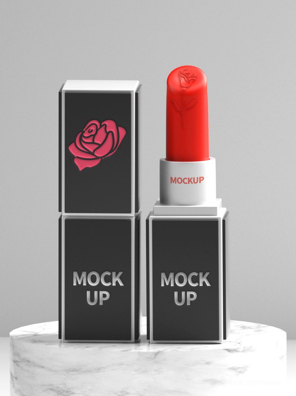 中国潮文创贺岁年货礼盒装口红套装样机  (15)