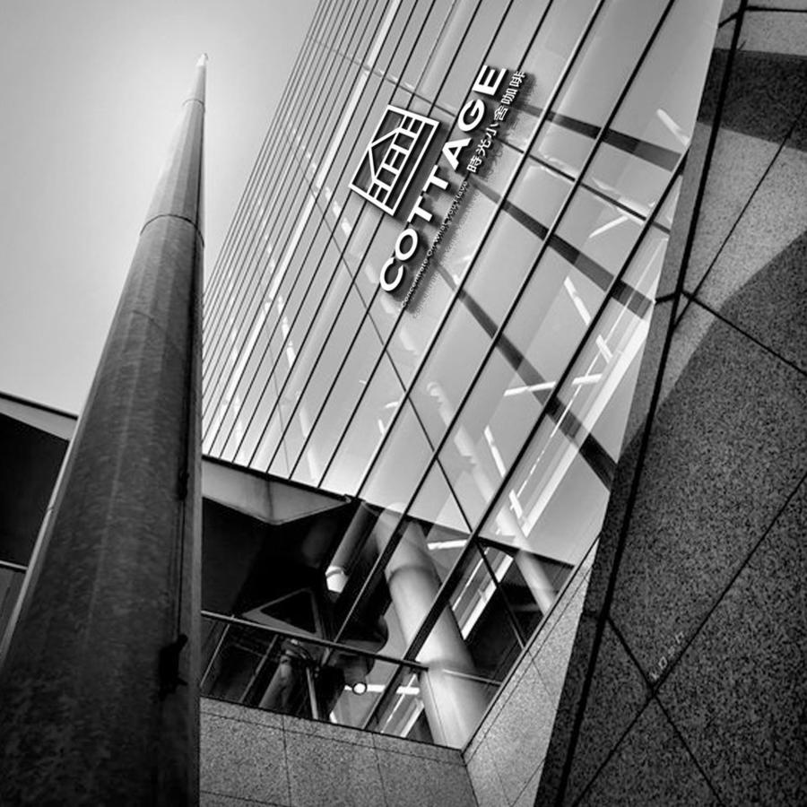 大楼立面logo展示样机