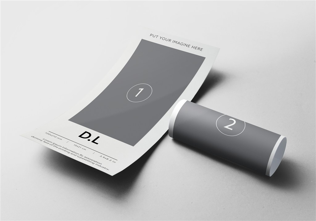 宣传单DM单页样机智能模板