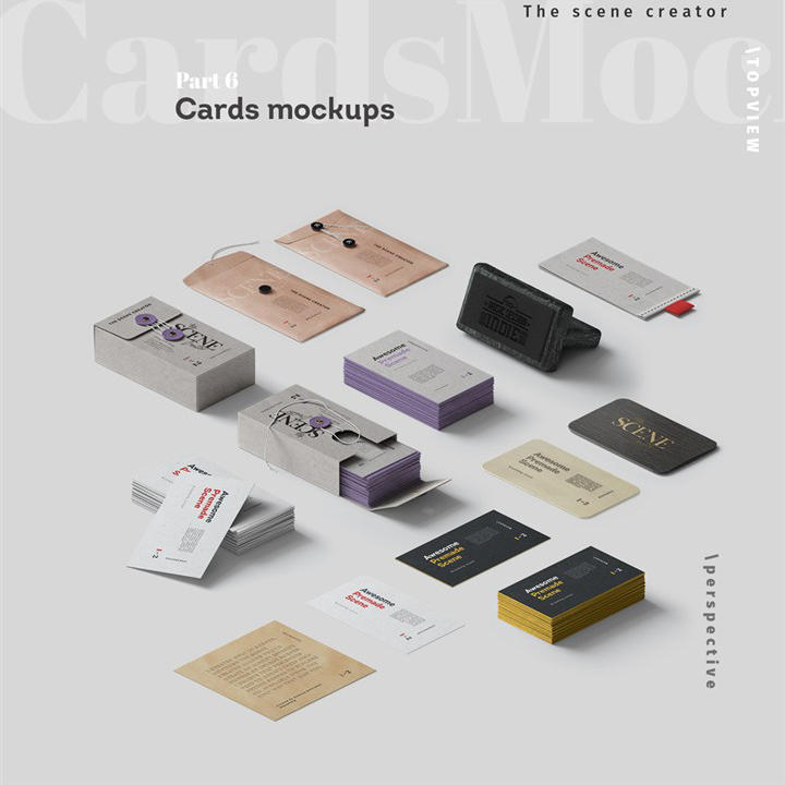 卡片名片印章盒样机