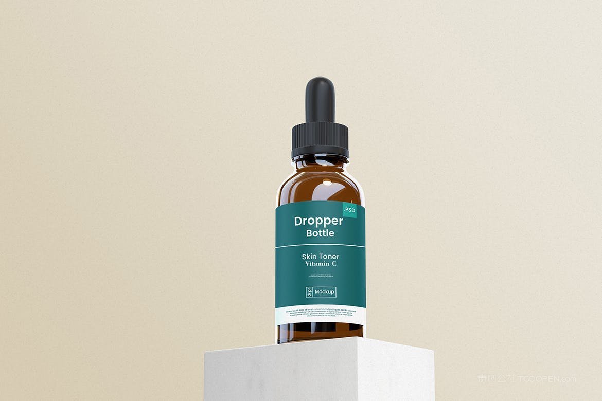 护肤品精华液滴管瓶样机