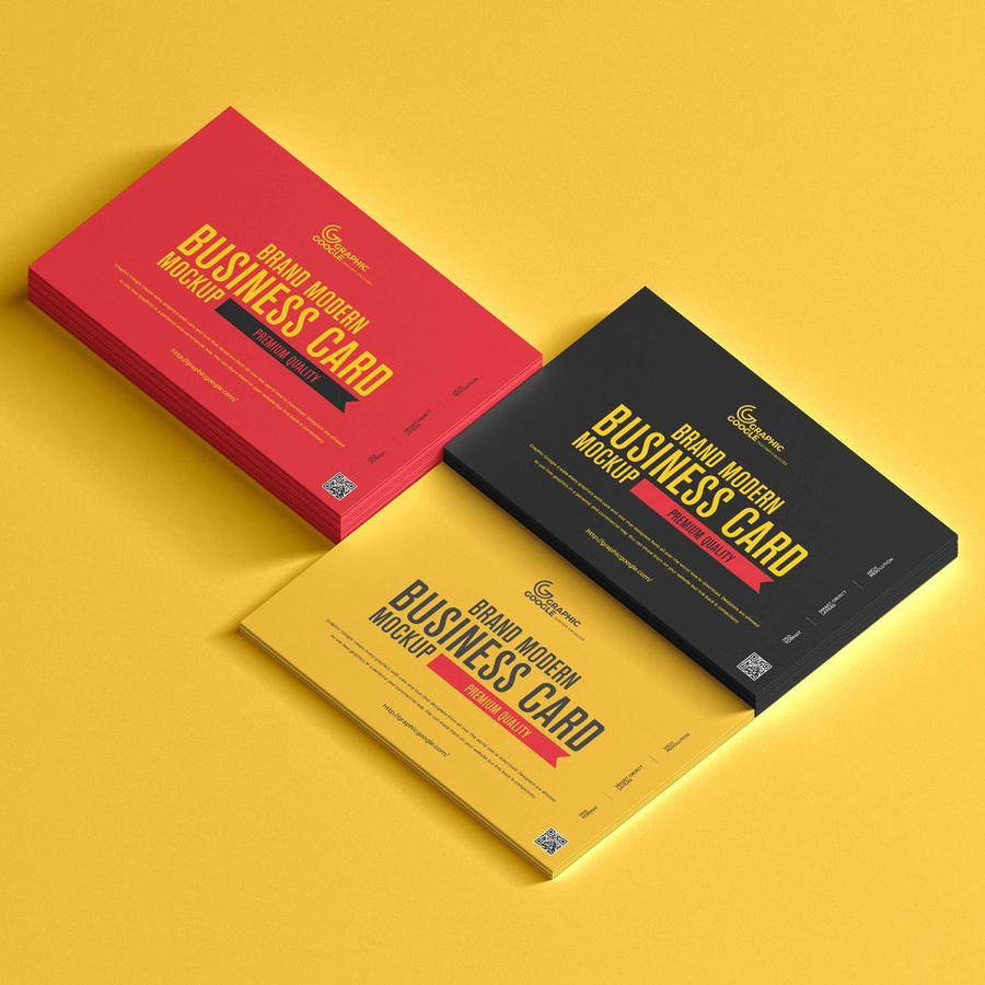 免费现代名片样机