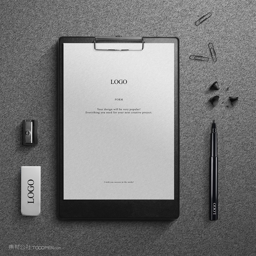 商务文件夹vi样机