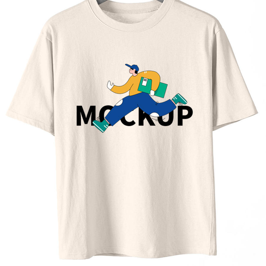 图案衣服颜色都可替换短袖t恤样机