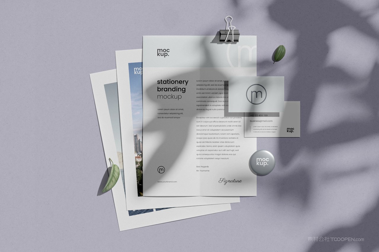 光感品牌纸质vi设计样机 (10)