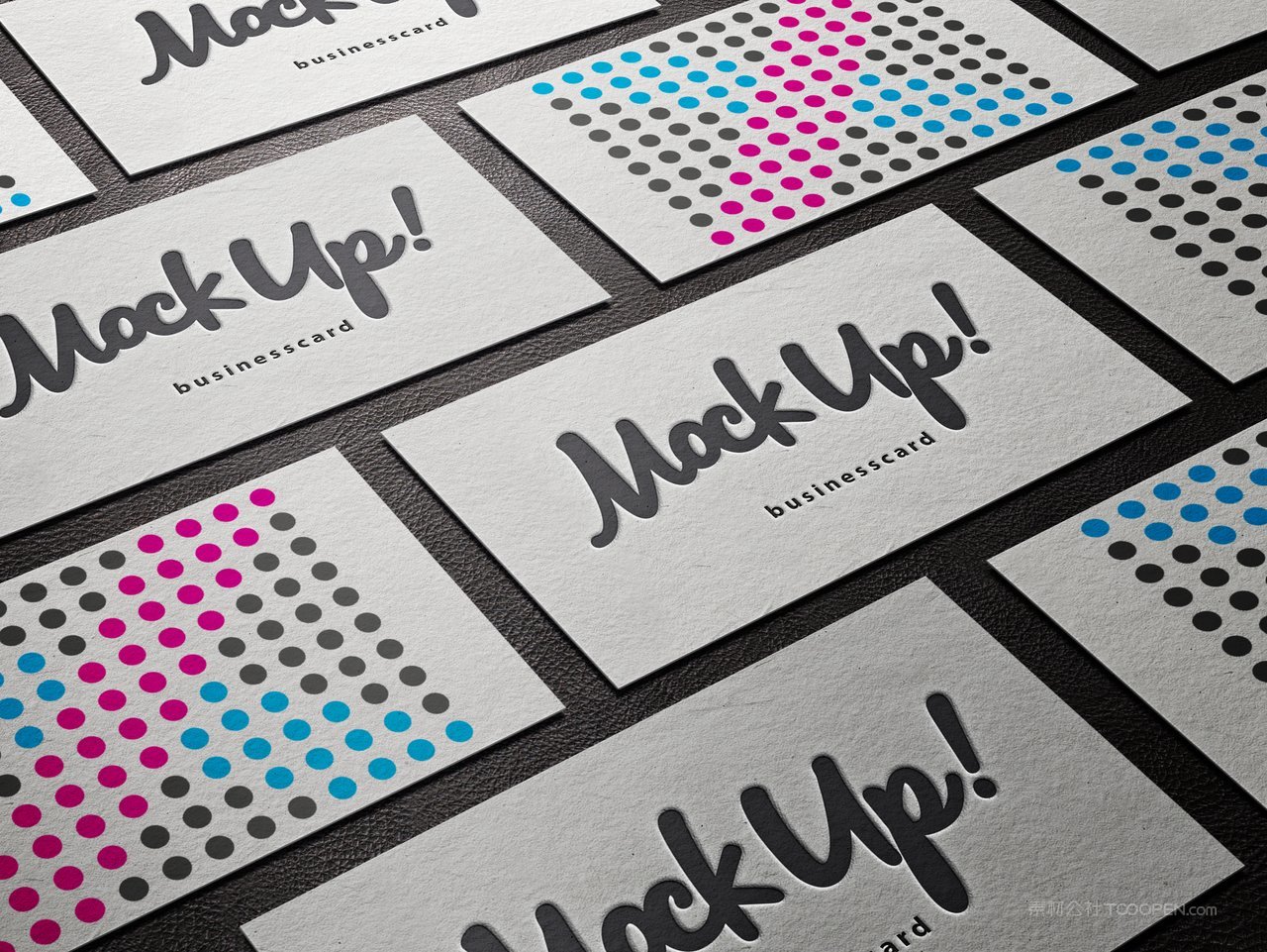 平铺名片贴图场景样机 (2)