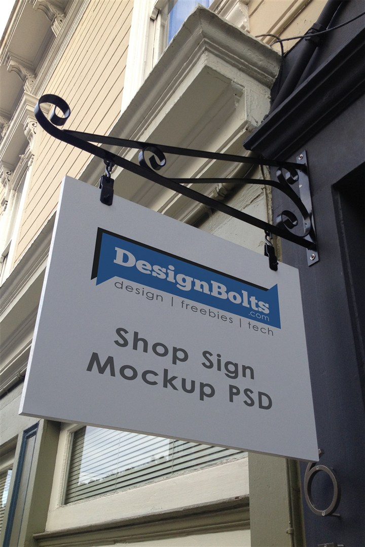 户外店招广告牌样机