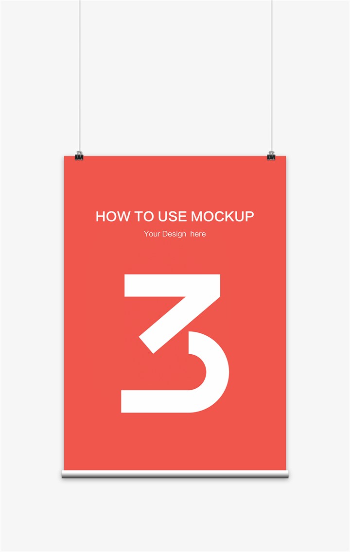 海报架展示样机