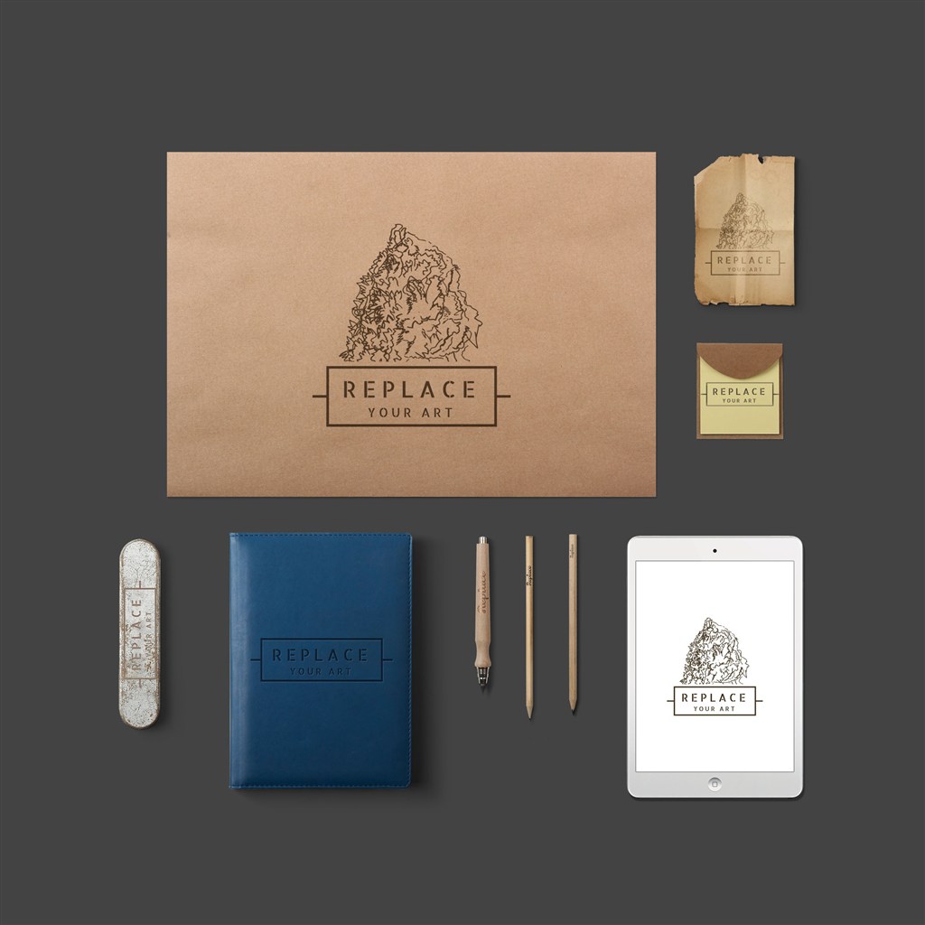 高档精美企业VI样机