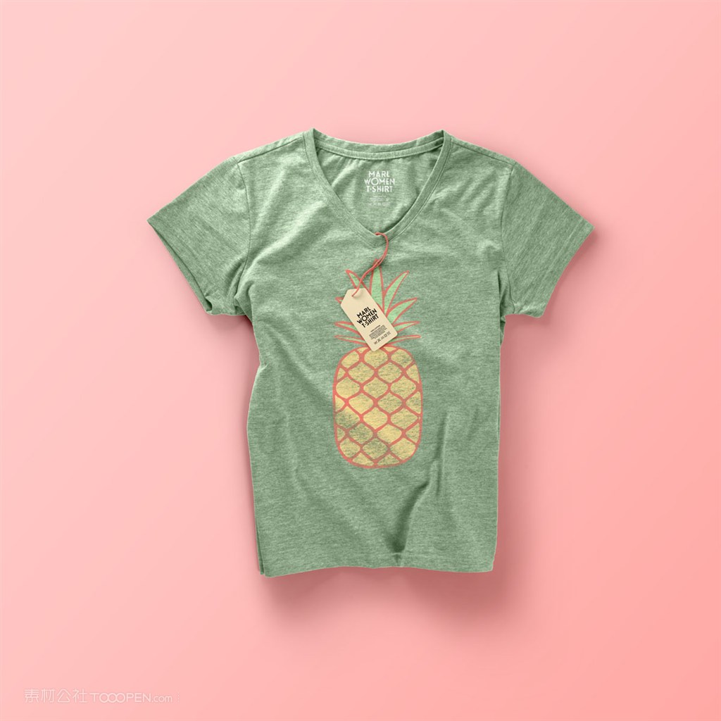 T恤吊牌贴图模板