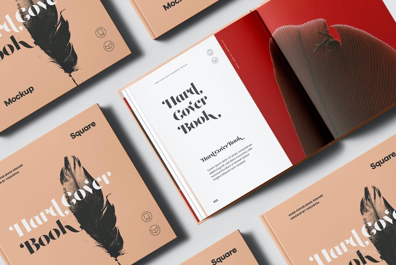 精装产品画册样机