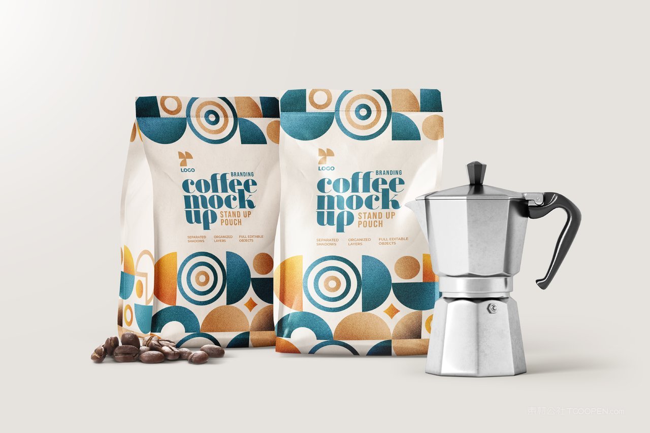 品牌奶茶咖啡logo定制vi包装展示样机 (7)