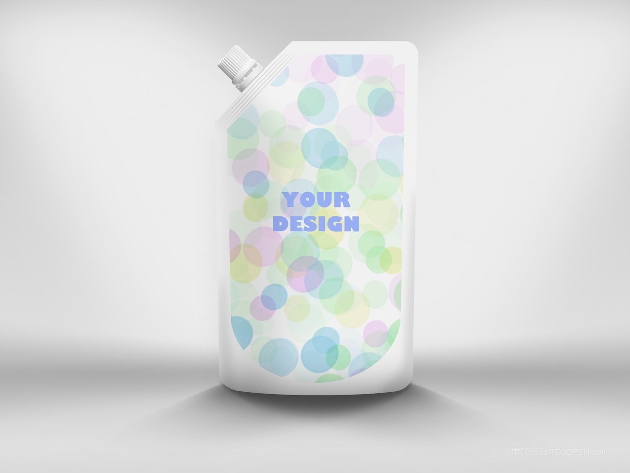 可吸式牛奶饮品包装样机