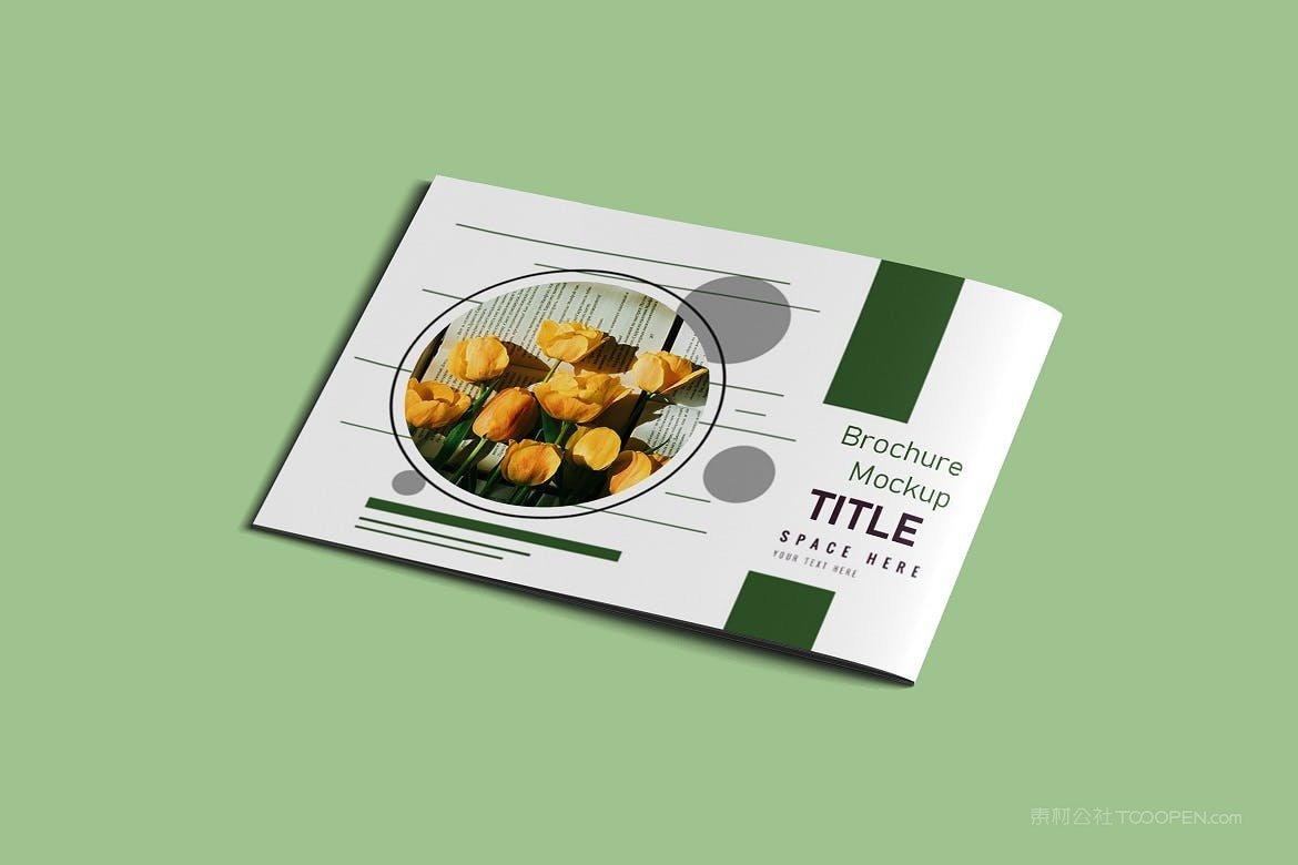 横版宣传册样机