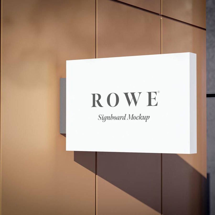 商场店面招牌样机