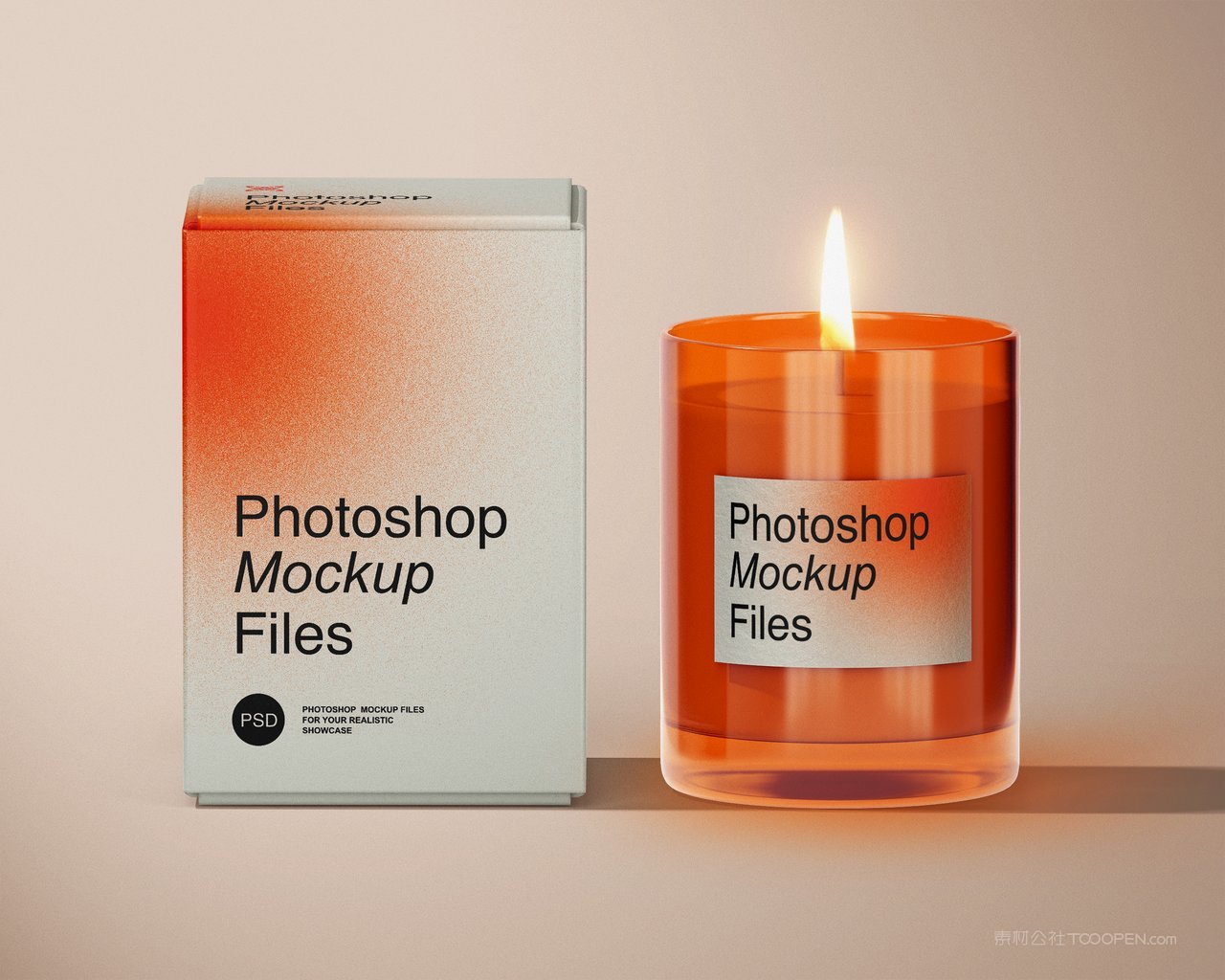 蜡烛香薰香氛居家文创产品包装样机 (4)