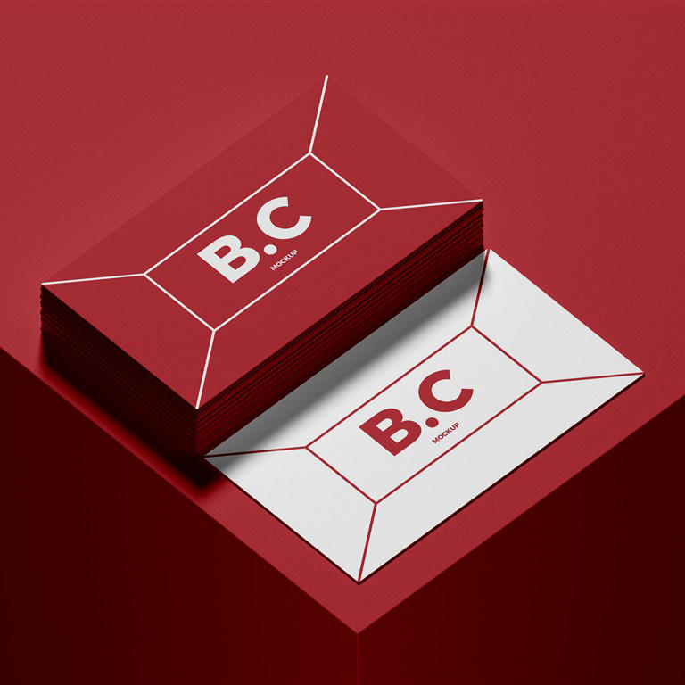 免费psd名片样机