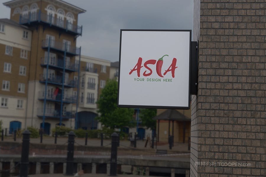 商铺logo标志样机