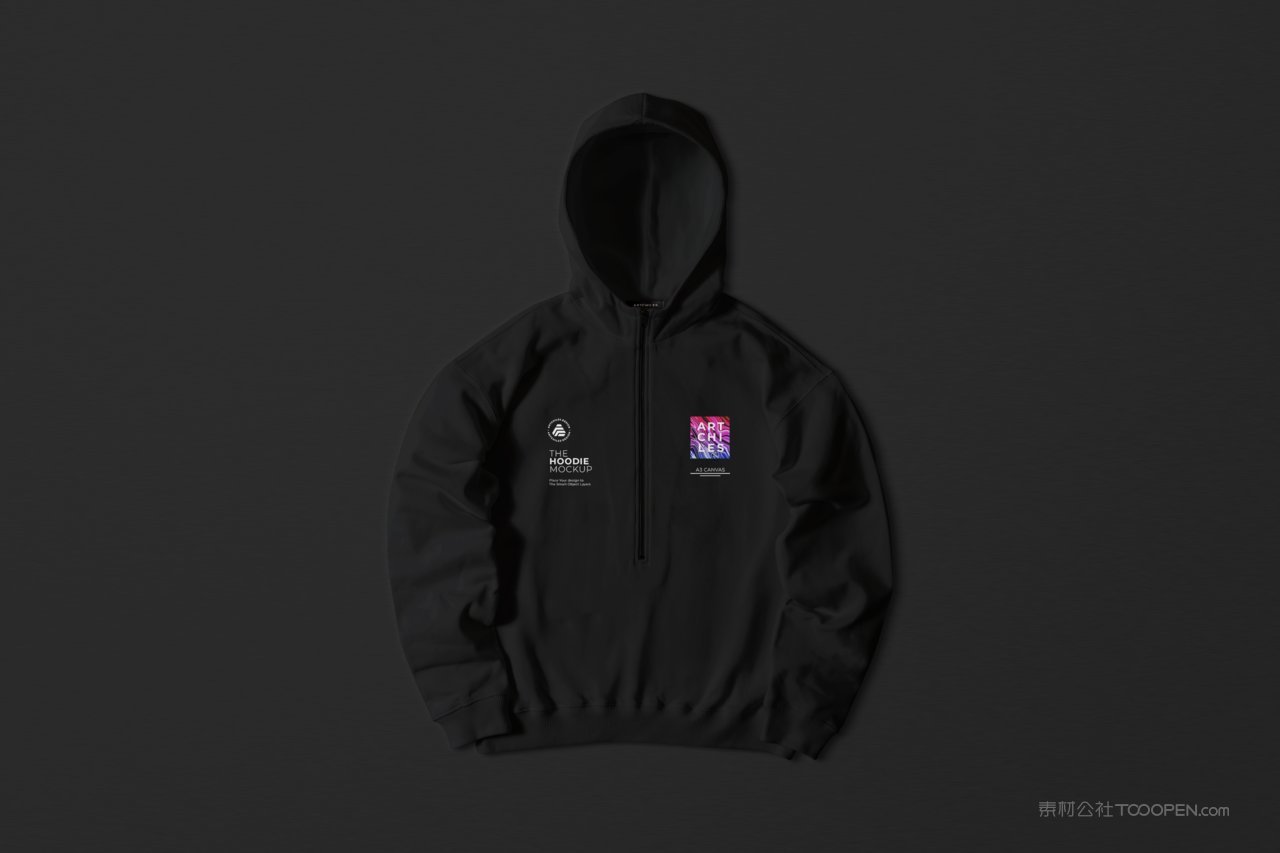 连帽衫服装样机