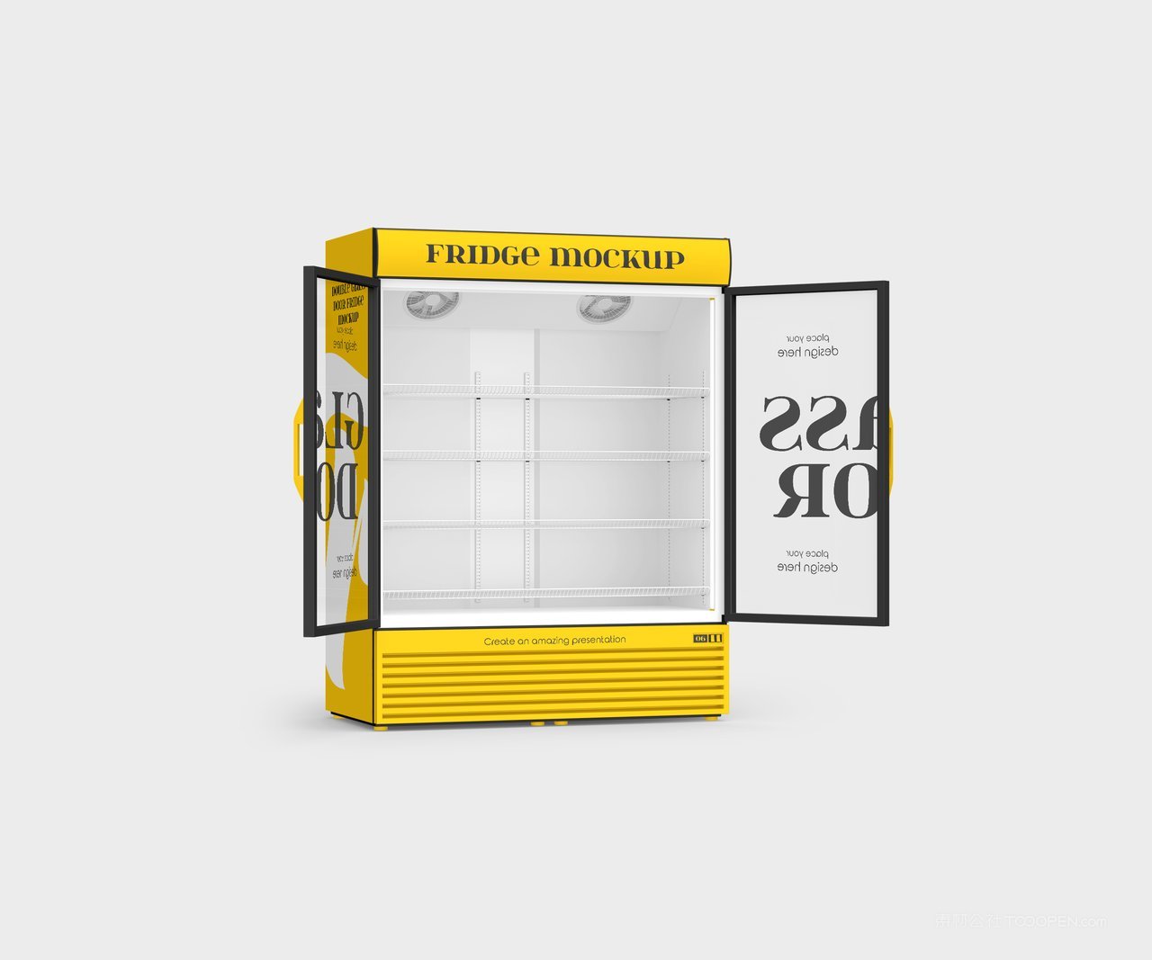 【2082期】双开玻璃门冰箱保鲜柜样机 (6)