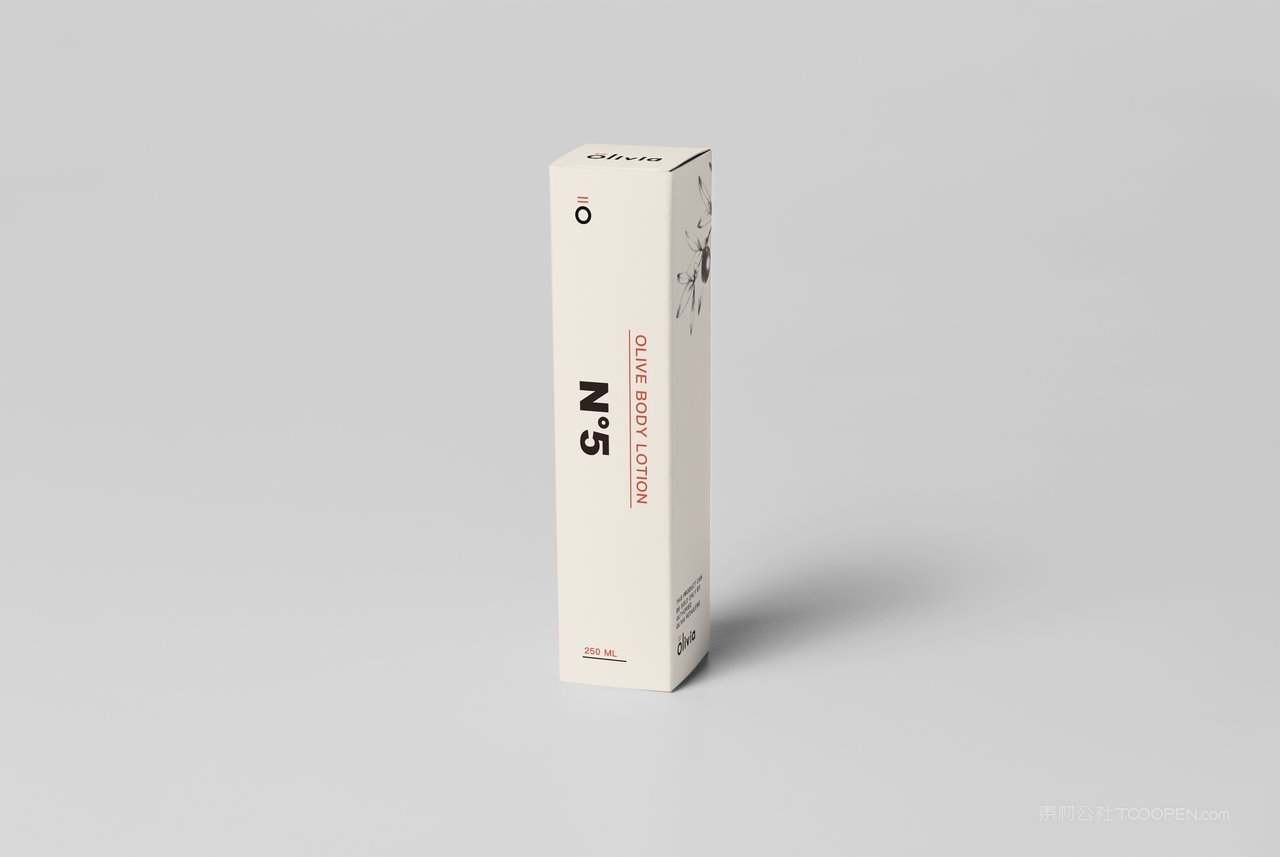 小方管香水透明玻璃瓶精致包装样机 (10)