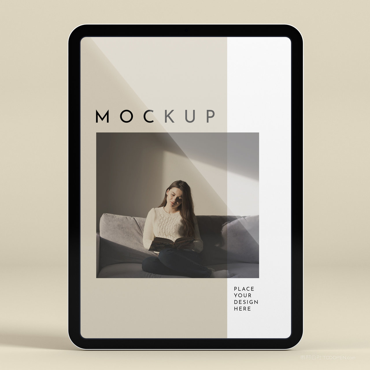 电子产品ipad平板电脑样机模板