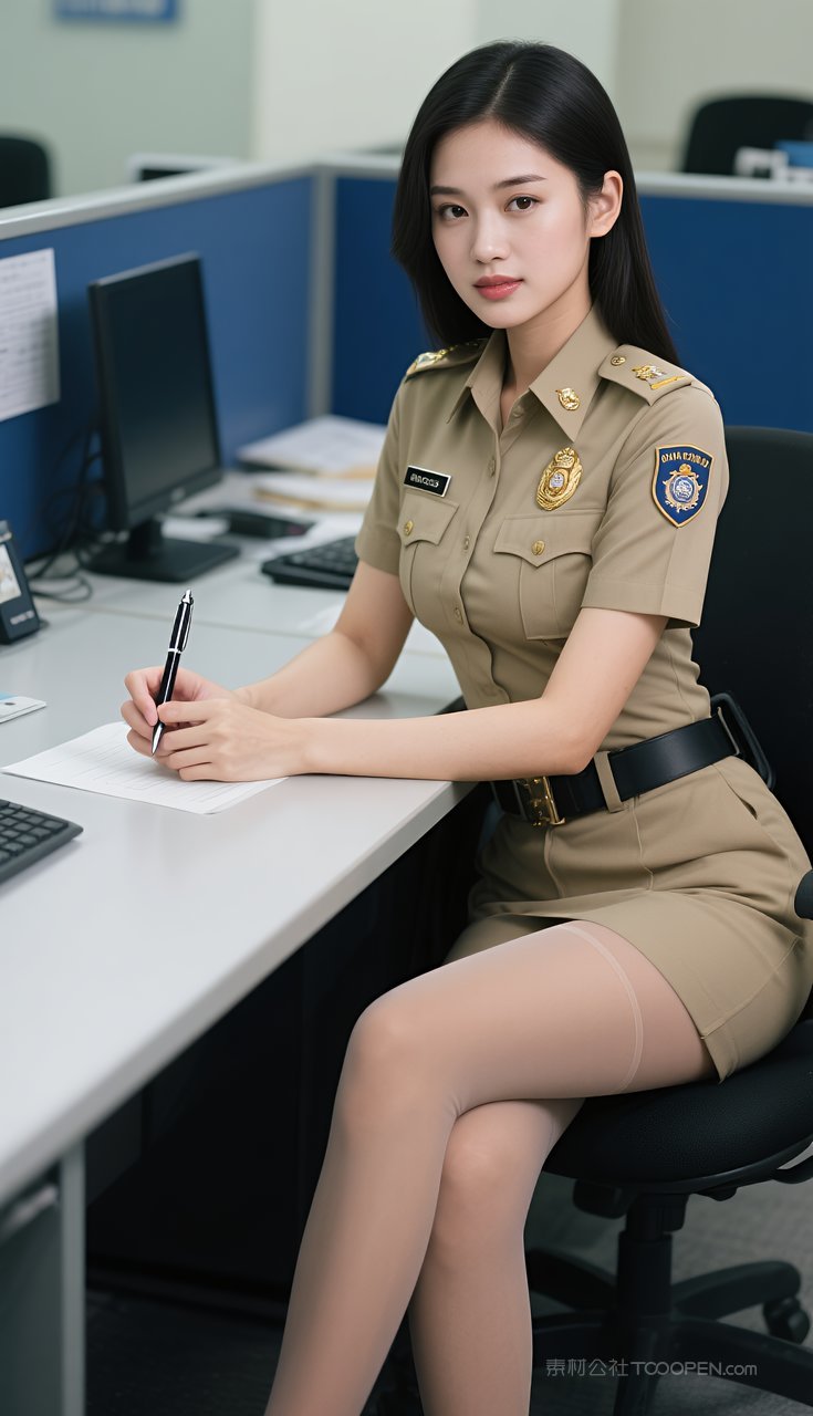 美腿丝袜长腿美女性感制服职业短裙