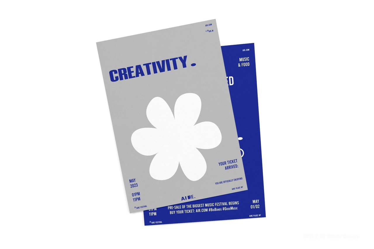 品牌VI形象展示样机海报