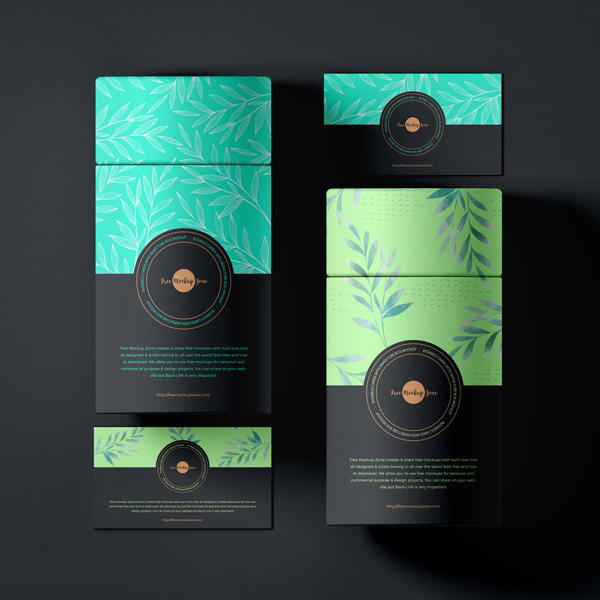 纸筒盒名片样机