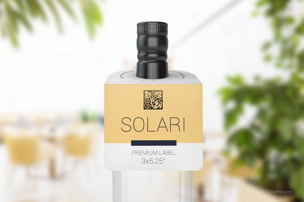 高档香水场景样机