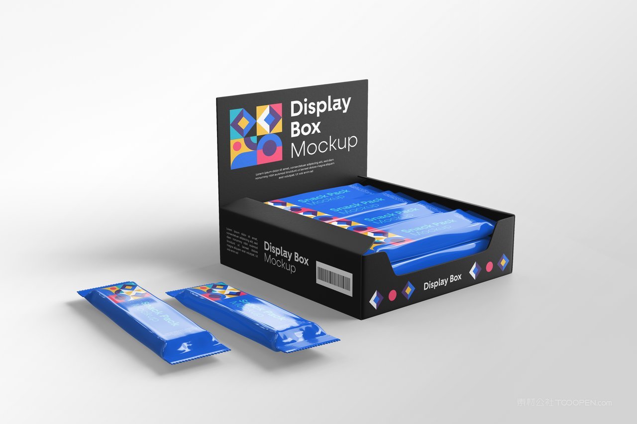 小吃吧场景样机