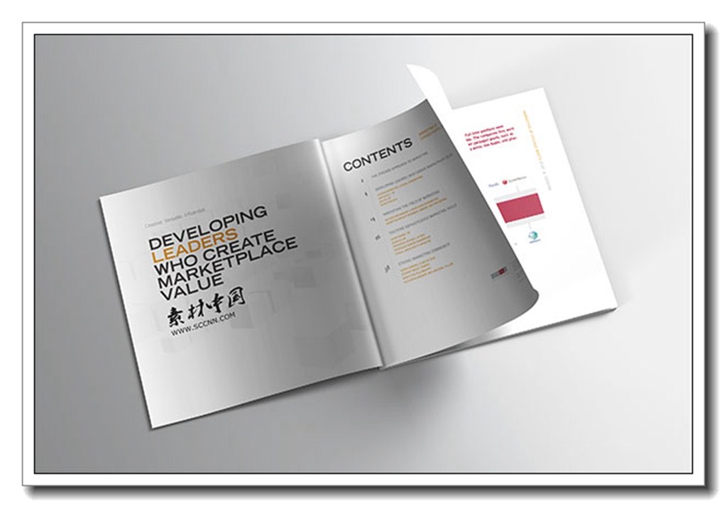 商务画册样机