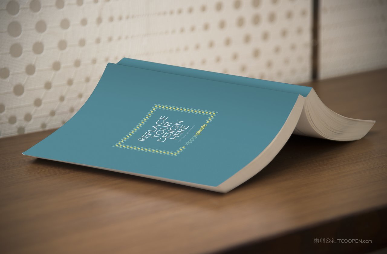 精装书本厚脊书籍场景高清样机 (59)