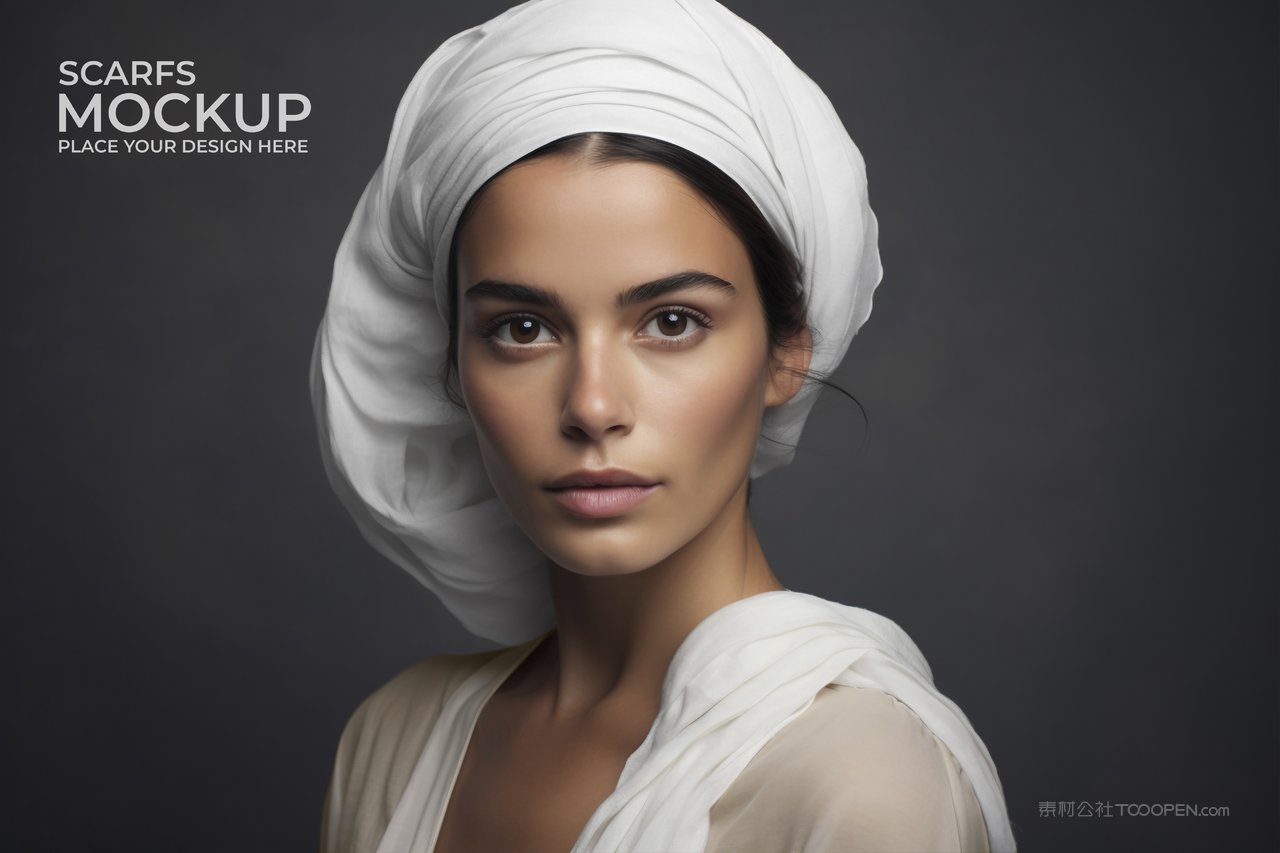 【2040期】25款女生头巾丝巾样机 (2)