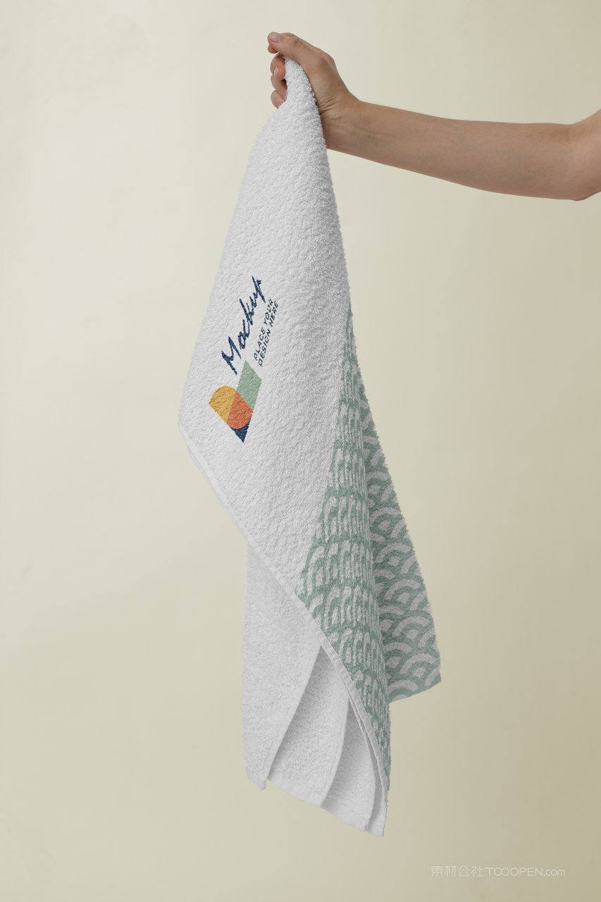 【2185期】毛浴巾logo展示vi样机 (7)